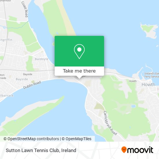 Sutton Lawn Tennis Club map