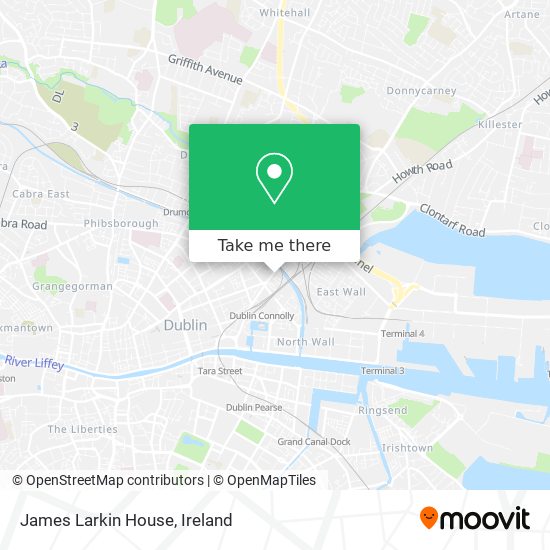 James Larkin House map