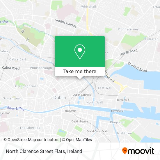 North Clarence Street Flats map