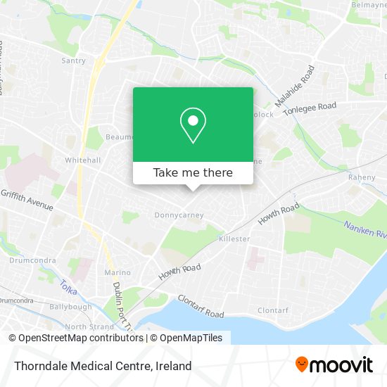 Thorndale Medical Centre map