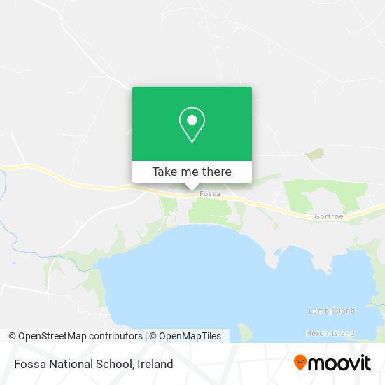 Fossa National School map