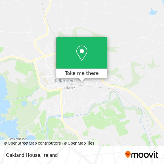 Oakland House map