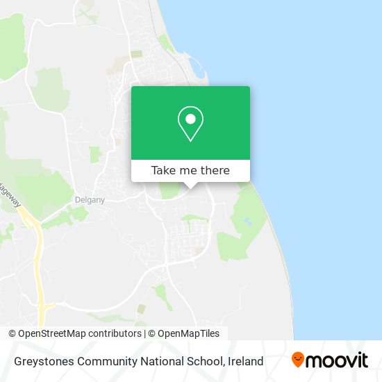 Greystones Community National School map