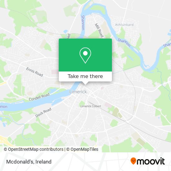 Mcdonald's map