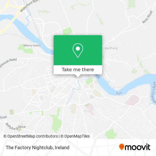 The Factory Nightclub map