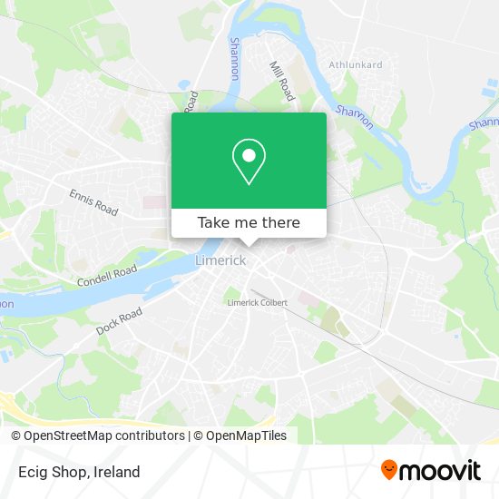 Ecig Shop map