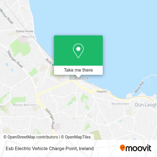 Esb Electric Vehicle Charge Point map