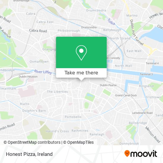 Honest Pizza map