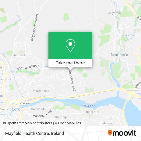 Mayfield Health Centre map
