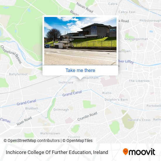 Inchicore College Of Further Education map