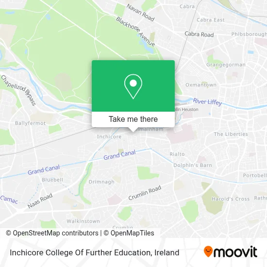 Inchicore College Of Further Education map