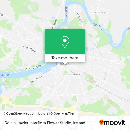 Roisin Lawler Interflora Flower Studio map