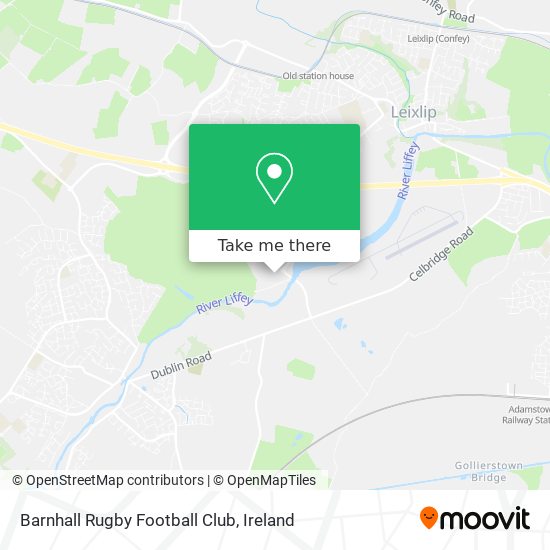 Barnhall Rugby Football Club map