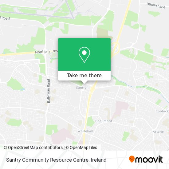 Santry Community Resource Centre map