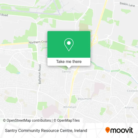 Santry Community Resource Centre map