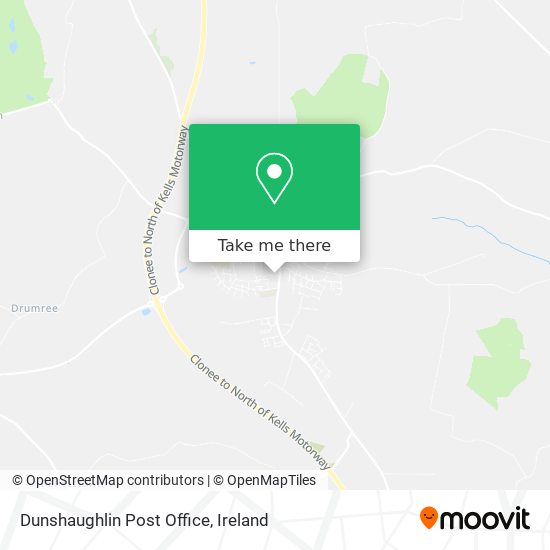 Dunshaughlin Post Office map