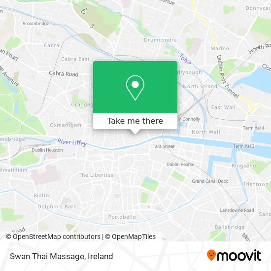 Swan Thai Massage map