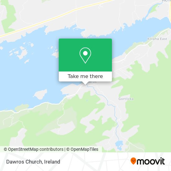 Dawros Church map