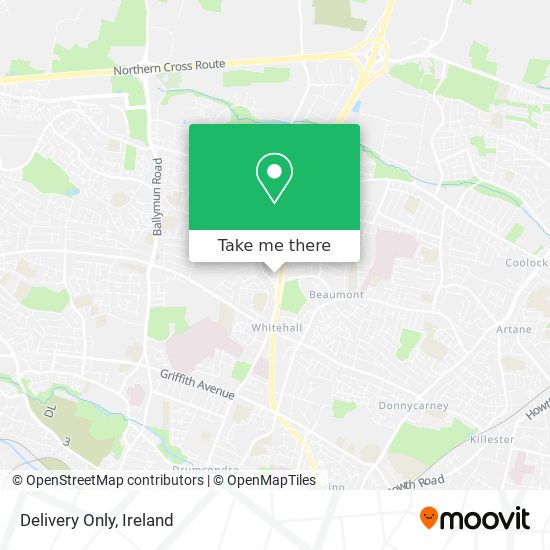 Delivery Only map