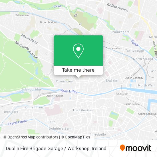 Dublin Fire Brigade Garage / Workshop map