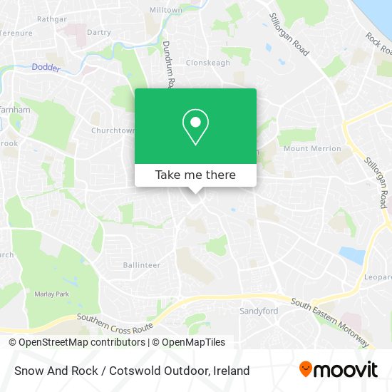 Snow And Rock / Cotswold Outdoor map