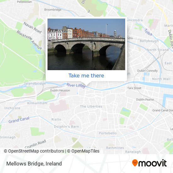 Mellows Bridge map