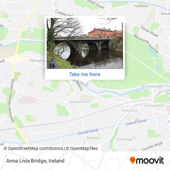 Anna Livia Bridge plan