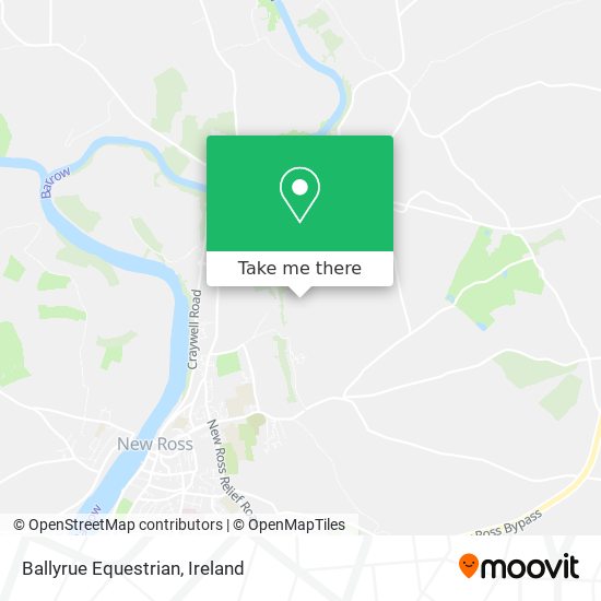 Ballyrue Equestrian map