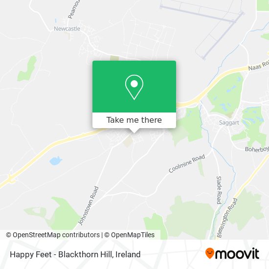 Happy Feet - Blackthorn Hill map