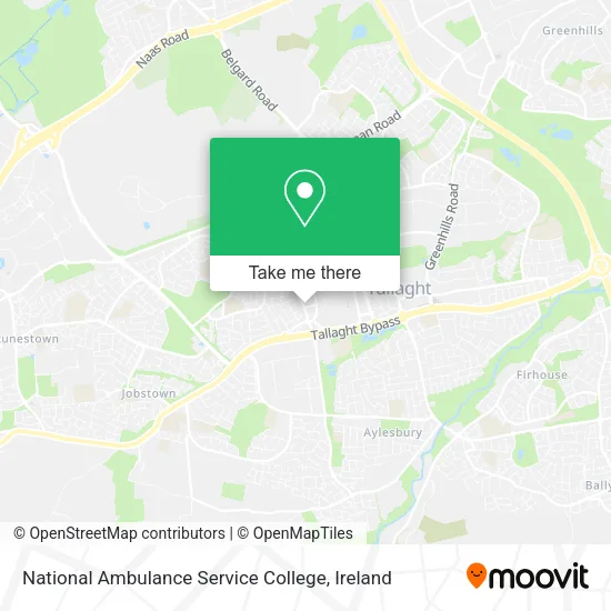 National Ambulance Service College map