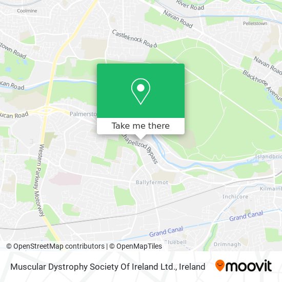 Muscular Dystrophy Society Of Ireland Ltd. map
