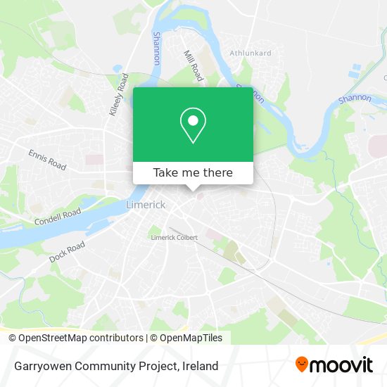 Garryowen Community Project map