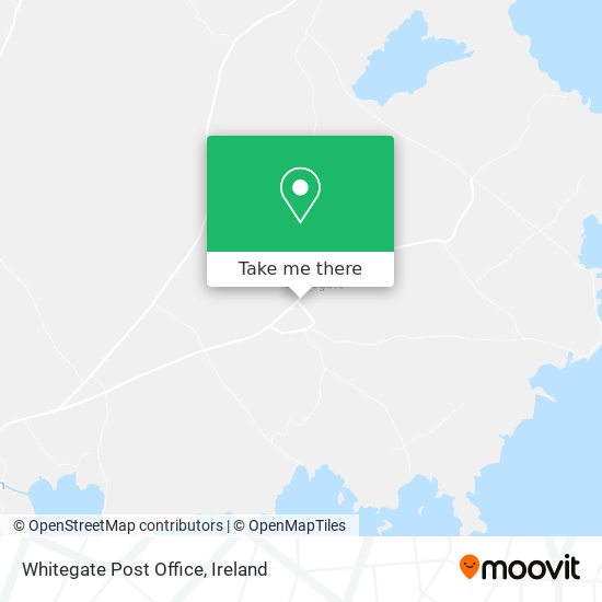 Whitegate Post Office map