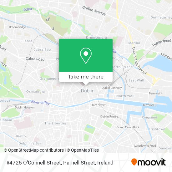 #4725 O'Connell Street, Parnell Street map