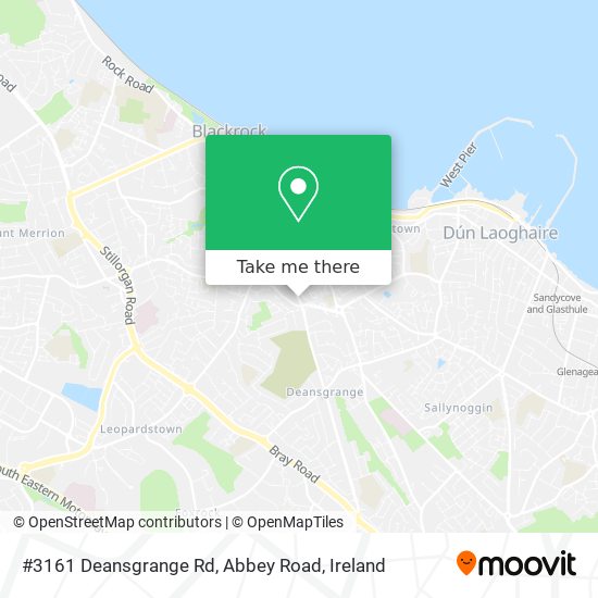 #3161 Deansgrange Rd, Abbey Road map