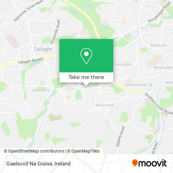 Gaelscoil Na Giúise map