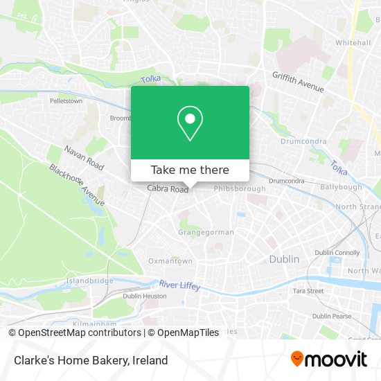 Clarke's Home Bakery map