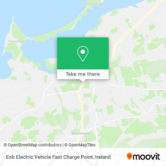 Esb Electric Vehicle Fast Charge Point map