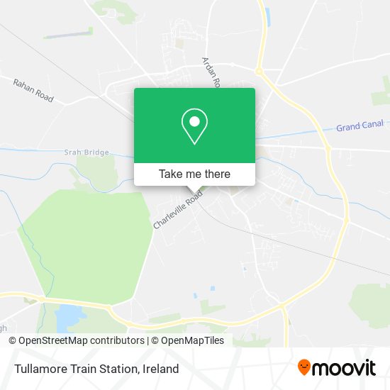 Tullamore Train Station map