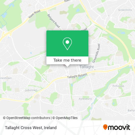 Tallaght Cross West map