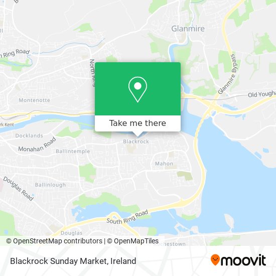 Blackrock Sunday Market map