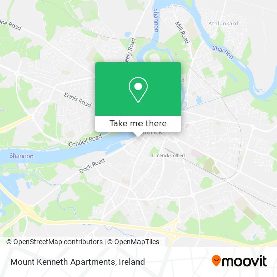 Mount Kenneth Apartments map