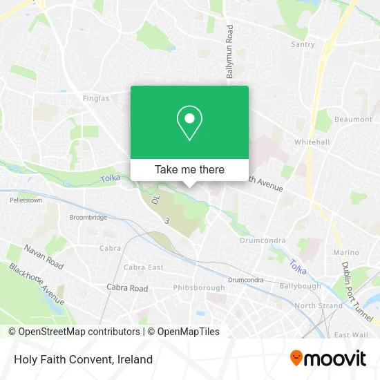 Holy Faith Convent map