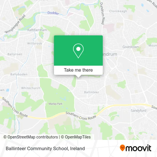 Ballinteer Community School map