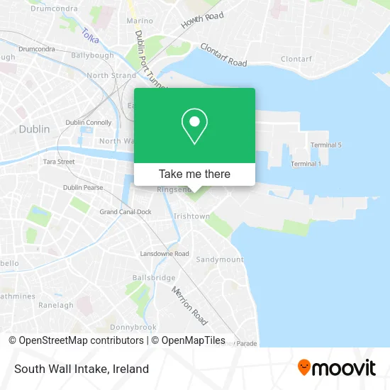 South Wall Intake map
