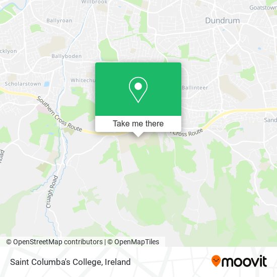 Saint Columba's College map