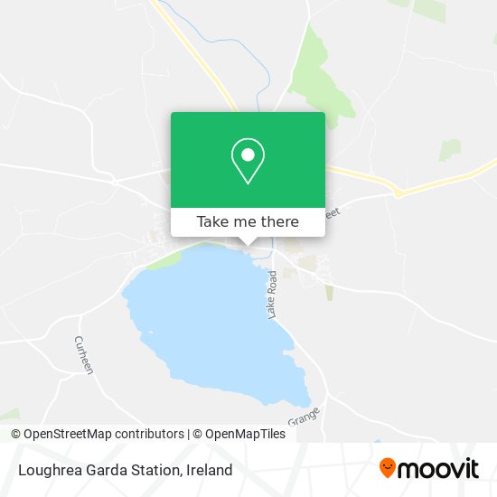 Loughrea Garda Station map