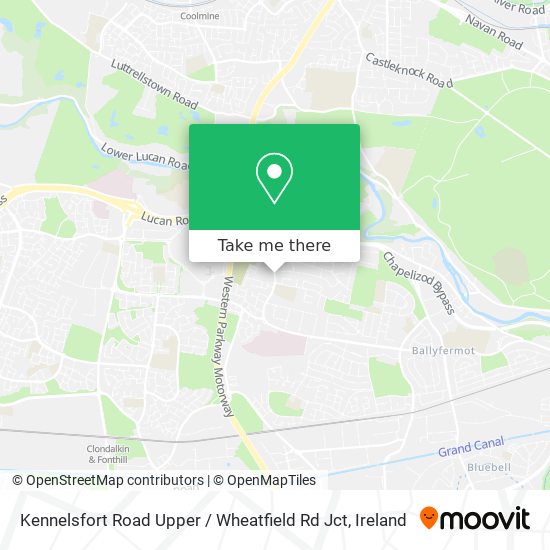 Kennelsfort Road Upper / Wheatfield Rd Jct map
