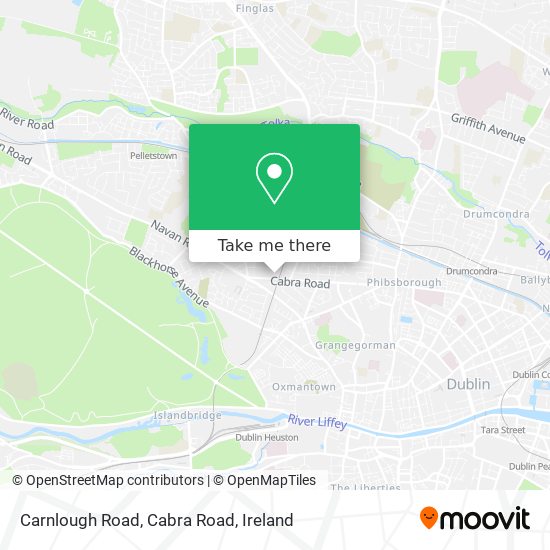 Carnlough Road, Cabra Road plan