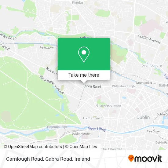 Carnlough Road, Cabra Road map
